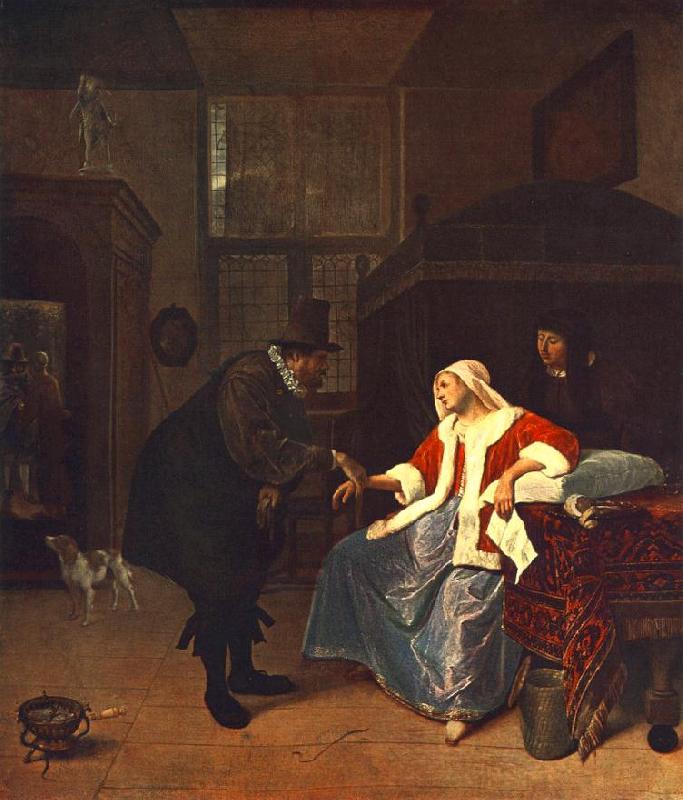 Jan Steen Love Sickness oil painting image